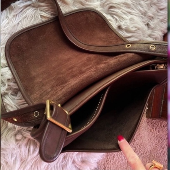 COACH VINTAGE PATRICIA’S LEGACY BROWN CROSSBODY BAG 9951 - Picture 14 of 17